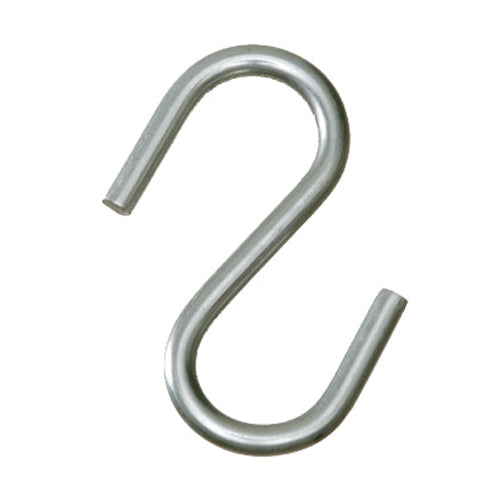 Arlington SH1, 1-1/4'' Steel S-Hooks, Silver, 100 Packs