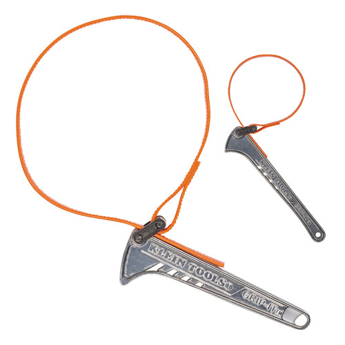 Klein Tools SHBKIT, Grip-It™ Strap Wrench Kit, 6-Inch and 12-Inch Handles, 2-Piece