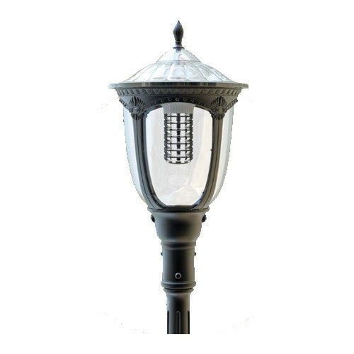 SL-SPT-20W-30K-SF-G2, 20W LED Solar Post Top Light , 2000 Lumens, 3000K Soft White, Comparable to 150W HID, 80+ CRI, Dimmable