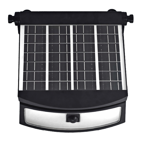 SL-SWL-16L-FC-BK-G3, Solar Off-Grid Flexcolor Wall Pack Light, 1600 Lumens, 3000/4000/5000K Selectable, Dimmable