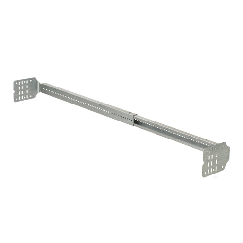 Arlington SL24, Adjustable Sliderbar Fits Between Studs, 15" to 24" Wide, Silver, Bar only, 25 Packs