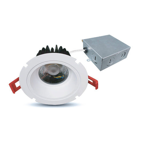 ORTECH SLIM-RG4-5CCT, 4" Designer Regressed/Deep LED Fixture with Driver, 5CCT (2700K to 5000K), 15W, 1000LM, Dimmable, Trim And Inserts Sold Separately