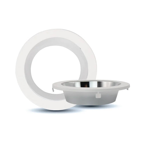 ORTECH SLIM4DR-TR-WHCL, White Trim With Chrome Reflectorfor for SLIM4DR-5CCT