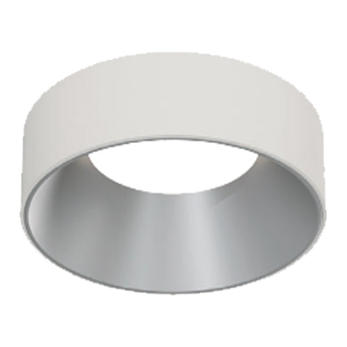 Liteline SLM4-RST-WHSP, 4" Surface Trim/Baffle, Round, White/Specular Finish