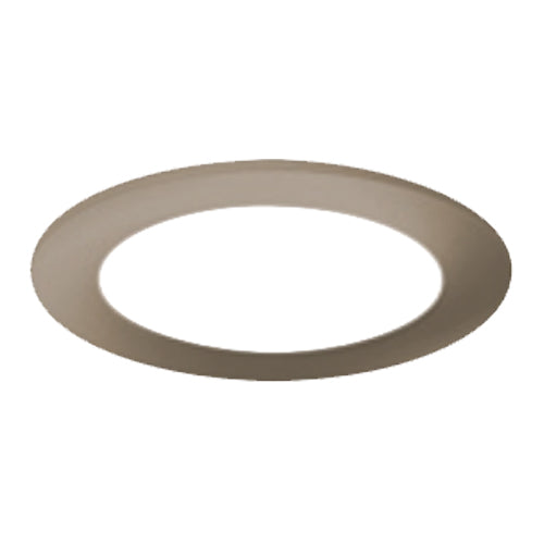 Liteline SLM6-16W-RT-BN, Faceplate For 6'' SLM6-16W-CCT, Round, Brushed Nickel Finish
