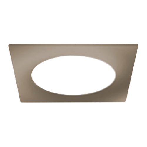 Liteline SLM6-16W-ST-BN, Faceplate for 6'' SLM6S-16W-CCT, Square, Brushed Nickel Finish