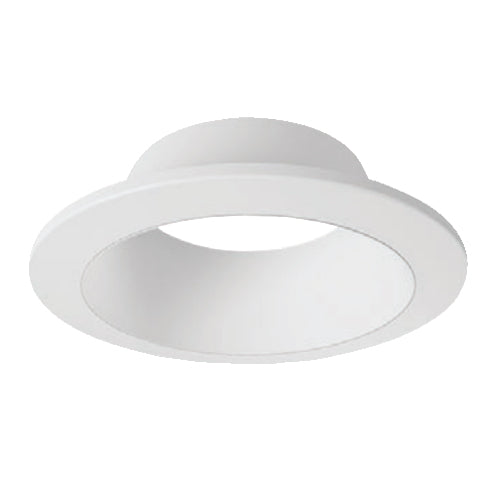 Liteline SLMB6-16W-RT-WHWH, 6" SKYE Select Trim, Dead Front, Round, White Trim with White Baffle Finish