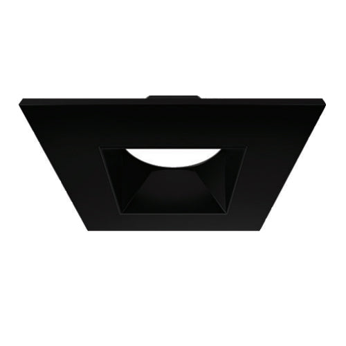 Liteline SLMB6-16W-ST-BKBK, 6" SKYE Select Trim, Dead Front, Square, Black Trim with Black Baffle Finish
