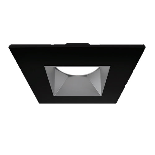 Liteline SLMB6-16W-ST-BKSS, 6" SKYE Select Trim, Dead Front, Square, Black Trim with Semi-Specular Baffle Finish