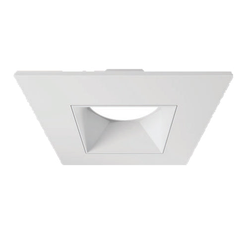 Liteline SLMB6-16W-ST-WHWH, 6" SKYE Select Trim, Dead Front, Square, White Trim with White Baffle Finish