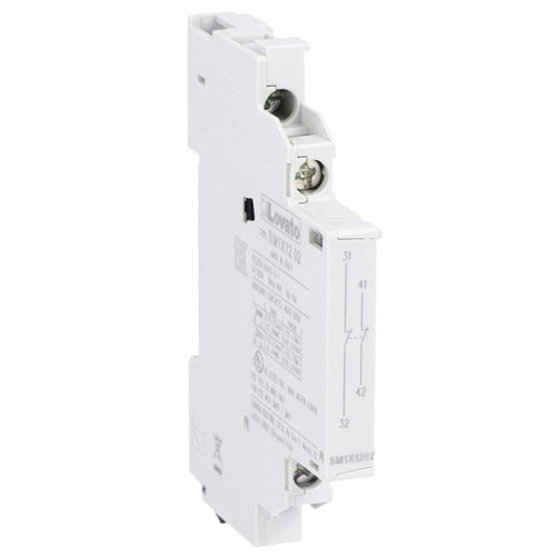Lovato SM1X1202, Add-On Auxiliary Contact, Side Mount 2NC, For SM1...