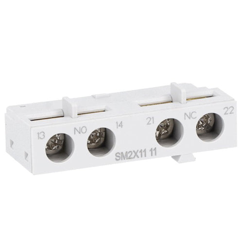 Lovato SM2X1111, Add-On Auxiliary Contact, Front Mount 1NO+1NC, For SM2... and SM3...