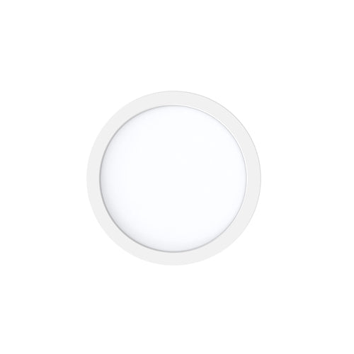 Etlin-Daniels SMSWRNL7-1215CD-WH-FF, 7 inch LED Ultrathin Round Edgelit Surface Mount  with Night Light Feature, 120V, 12W, 5CCT Selectable, 840LM+200LM, >80CRI, Triac Dimmable, White