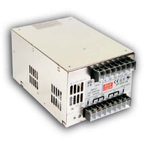 Mean Well SP-500-24, 24 Volt, 20Amp, 500W Single Output with PFC Function, Universal AC Input