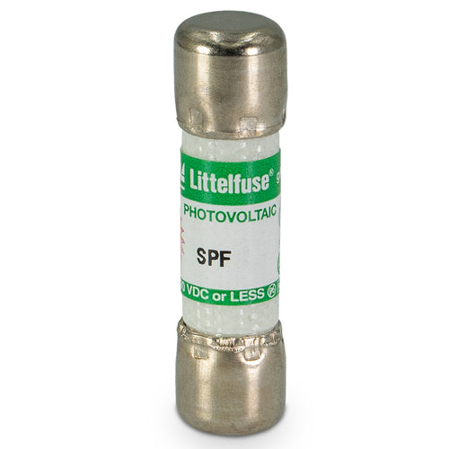 Littelfuse SPF 2A Photovoltaic Solar Fuse, Ferrule Mounting, Midget Size, 1000Vdc, SPF002