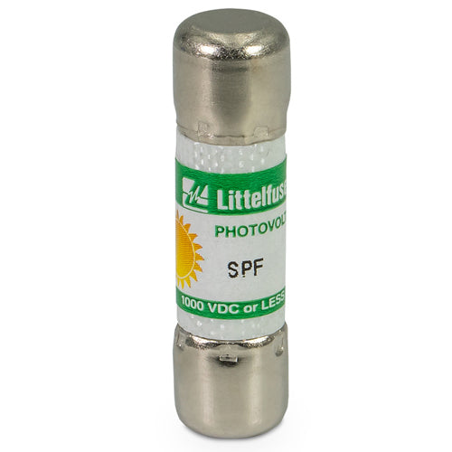 Littelfuse SPF 25A Photovoltaic Solar Fuse, Ferrule Mounting, Midget Size, 1000Vdc, SPF025