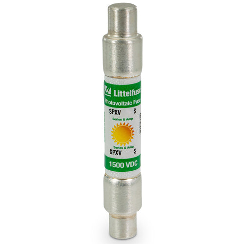 Littelfuse SPXV-S 12A Photovoltaic Silver Plated String Solar Fuse, 1500Vdc, SPXV012-S