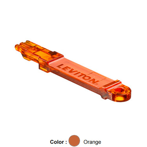 Leviton SRJET-O, Secure RJ System Extraction Tool, Orange Color Transparent