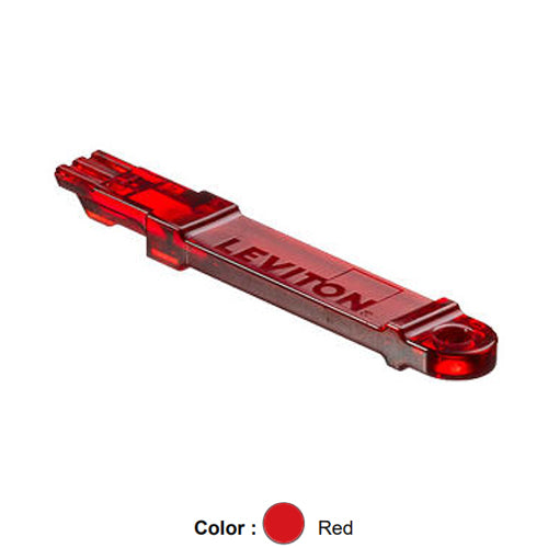 Leviton SRJET-R, Secure RJ System Extraction Tool, Red Color Transparent
