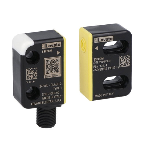 Lovato SSF8GM, RFID Safety Sensor SSF… Series, 8-Pin Version, With M12 Connector and Generic Coding Type