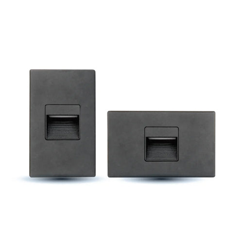 ORTECH ST-1025 BK , Horizontal/Vertical Mount Step Light, 120VAC, 2.5W, 125LM, No-Dimmable, 80CRI, Black