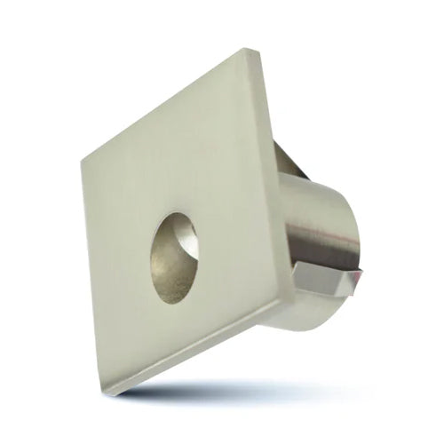 ORTECH STS1W-SN, 2'' Square LED Step Light, 12VDC, 1W, 20LM, 3000K/5000K, 60º Beam Angle, 80CRI, Satin Nickle
