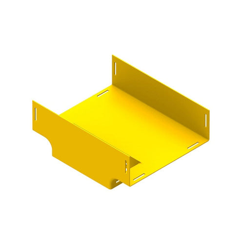 Leviton SWVTE-TEE, 4''x12'' Vertical Tee without Cover, Yellow