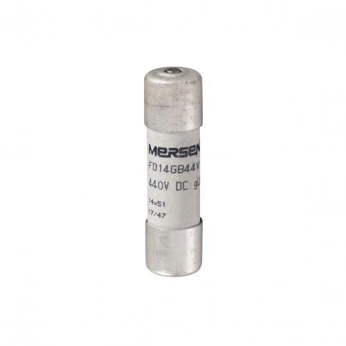 Mersen T098687, High-Speed Cylindrical DC Ferrule Fuse, Size 14x51 gLB, 440VDC, 40A, With Striker