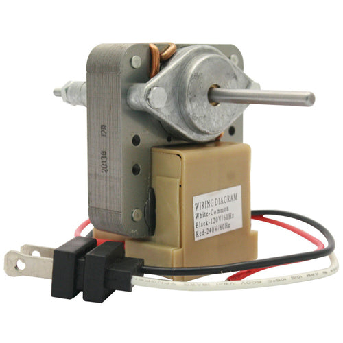 Rotom T1-R3670, Skeleton Motor, Shaded Pole, Sleeve Bearing, 0.45/0.25 Amps, 115/230 Volts, 1/150 HP, 1/3000 Spd/RPM, CCW Rotation, 1.5''×3/16'' Shaft