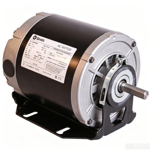 Rotom T5-R839, 48 Frame Belted Fan & Blower Motor, Sleeve Bearing, 1/6 HP, 3.6 Amps, 115 Volts, 1/1725 Spd/RPM, 1.5''x1/2'' Shaft, Reversible Rotation