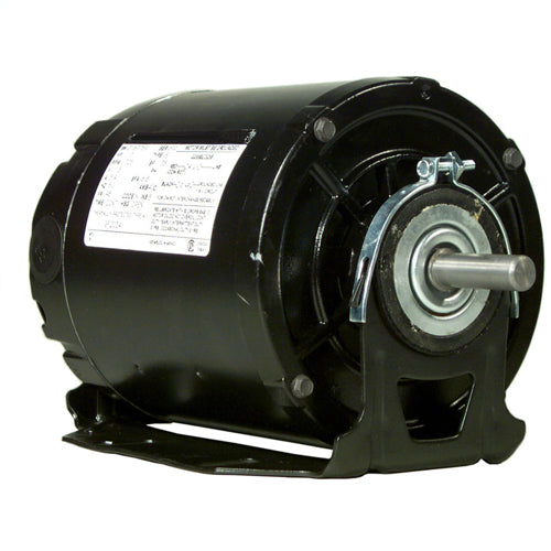 Rotom T5-R841, 48 Frame Belted Fan & Blower Motor, Single Phase, 1/3 HP, 5.9 Amps, 115 Volts, 1/1725 Spd/RPM, Sleeve Bearing, 1.6''x1/2'' Shaft, Reversible Rotation