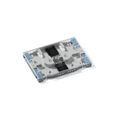 Leviton T5PLS-12F, 12-Fiber Injection-Molded Splice Tray, 3.74'' W x 5.59'' L x 0.56'' H (Includes 14 Heat-Shrink Splice Sleeves)
