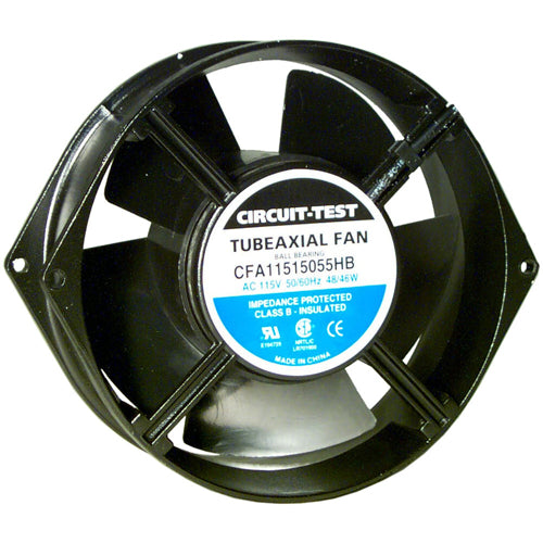 Rotom T8-RF248, CFB23015038HB, AC Axial Fan, 150mm × 172mm × 38mm, 26 Watts, 230 Volts, 212 CFM, 3400 RPM, Ball Bearing, Plastic Impeller, 58db (A) Noise, Terminal Connection