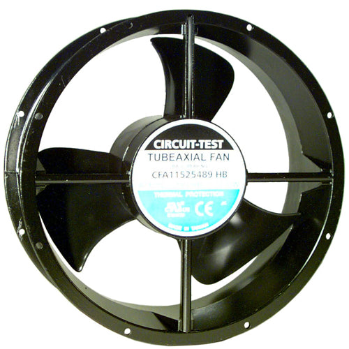 Rotom T8-RF255, CFA23025489HB, AC Axial Fan, 254mm × 254mm × 89mm, 33 Watts, 230 Volts, 547 CFM, 1650 RPM, Ball Bearing, Plastic Impeller, 55db (A) Noise, Terminal Connection
