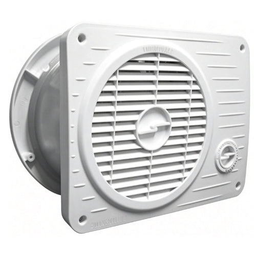Rotom T9-TW208, ThruWall Room to Room Fan, 115 Volts, 1 Amps, 100/200 CFM, 49/55 dBa, 8" Diameter Housing