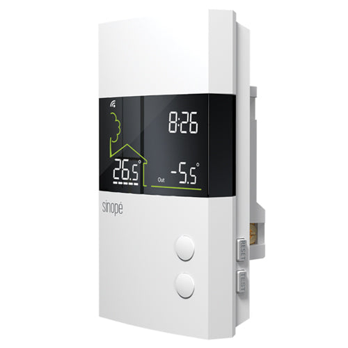 OUELLET TH1310WF, Smart Thermostat – Wi-Fi for floor heating systems 15A@120-240V c/w GFCI