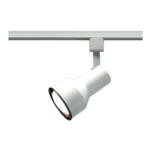 Satco TH206, 1-Light R30 Step Cylinder Track Head, 75W, 120V, Medium Base, White Finish
