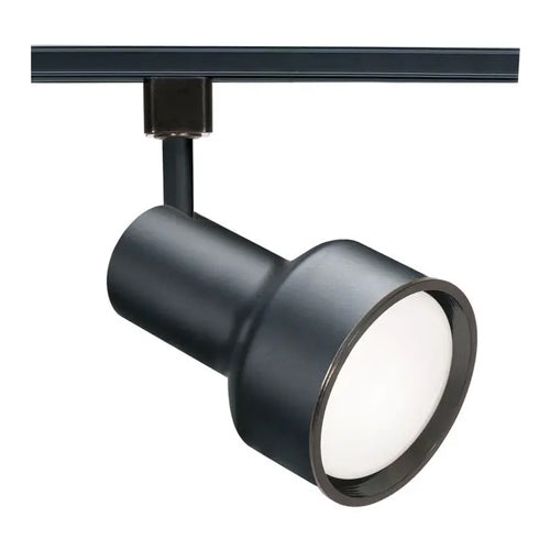 Satco TH207, 1-Light R30 Step Cylinder Track Head, 75W, 120V, Medium Base, Black Finish