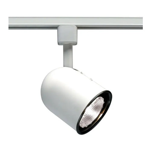 Satco TH216, 1-Light PAR20 Short Bullet Cylinder Track Head, 50W, 120V, Medium Base, White Finish