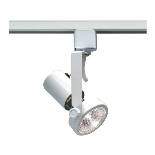 Satco TH220, 1-Light PAR20 Gimbal Ring Track Head, 50W, 120V, Medium Base, White Finish