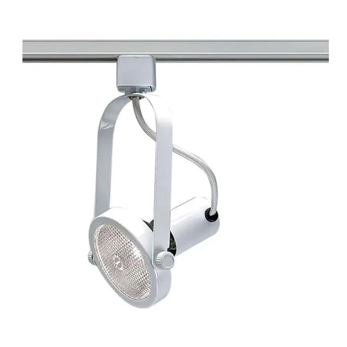 Satco TH222, 1-Light PAR30 Gimbal Ring Track Head, 75W, 120V, Medium Base, White Finish