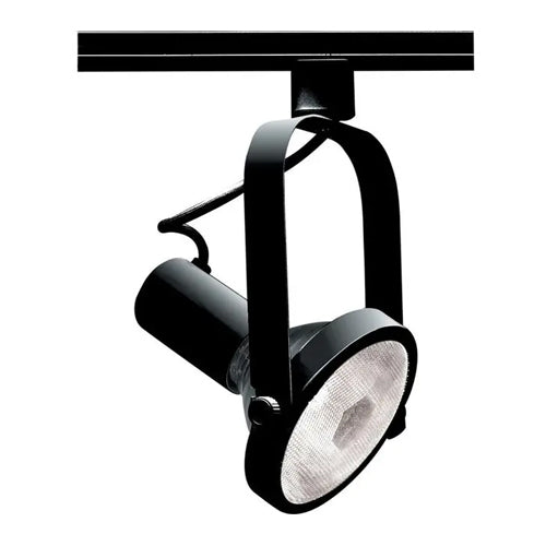 Satco TH223, 1-Light PAR30 Gimbal Ring Track Head, 75W, 120V, Medium Base, Black Finish