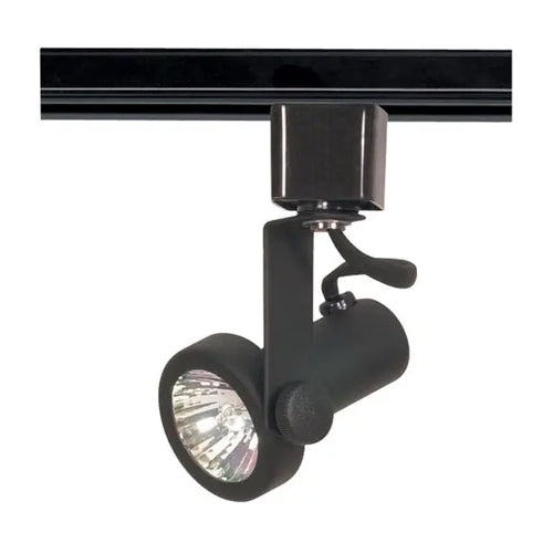 Satco TH322, 1-Light MR16 Halogen Gimbal Ring Track Head, 50W, 120V, Bi Pin GU10 Base, Black Finish