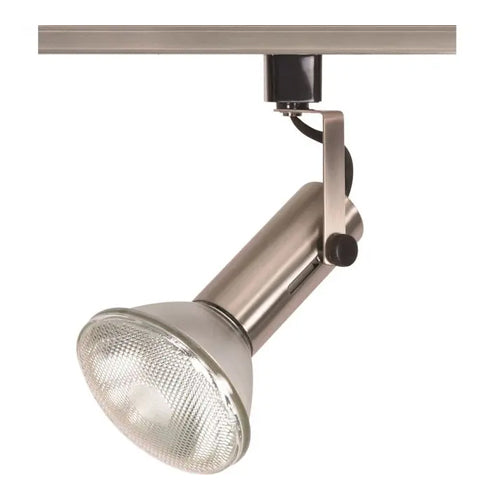 Satco TH324, 1-Light 2" Universal Holder Track Head, 150W, 120V, BR30 Lamp Type, Medium Base, Brushed Nickel Finish