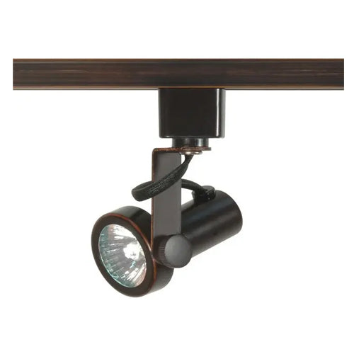Satco TH352, 1-Light MR16 Halogen Gimbal Ring Track Head, 50W, 120V, Bi Pin GU10 Base, Russet Bronze Finish