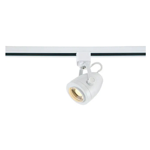 Satco TH413, 1 Light, LED 12W Pinch Back Track Head, 120V, 1020 Lumens, 3000K Warm White, Dimmable, 36 Deg. Beam, White Finish