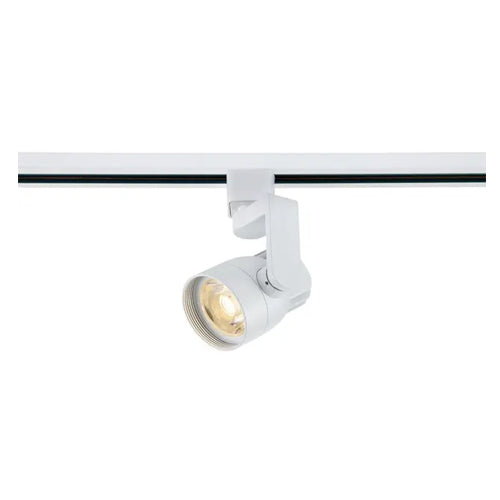 Satco TH423, 1 Light, LED 12W Angle Arm Track Head, 120V, 1020 Lumens, 3000K Warm White, Dimmable, 36 Deg. Beam, White Finish