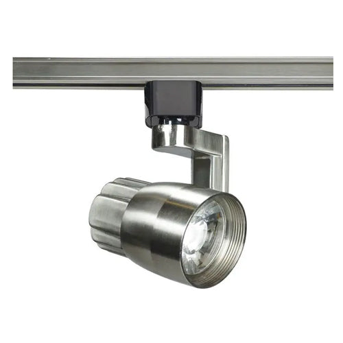 Satco TH427, 1 Light, LED 12W Angle Arm Track Head, 120V, 1020 Lumens, 3000K Warm White, Dimmable, 36 Deg. Beam, Brushed Nickel Finish