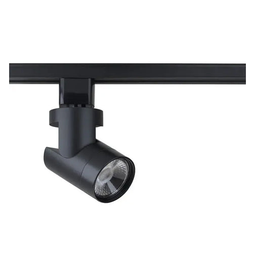 Satco TH434, 1 Light, LED 12W Barrel Track Head, 120V, 1020 Lumens, 3000K Warm White, Dimmable, 36 Deg. Beam, Black Finish