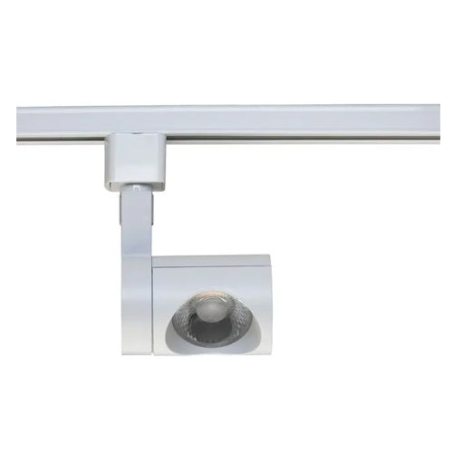 Satco TH443, 1 Light, LED 12W Pipe Track Head, 120V, 1020 Lumens, 3000K Warm White, Dimmable, 36 Deg. Beam, White Finish